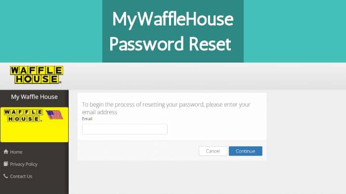 MyWaffleHouse-Password-Reset